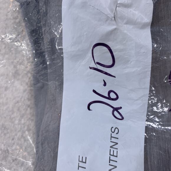 Nike Pro Women Large Shorts Athletic Gym Weightlifting LOGO Gray 3" In 26-10 - Picture 6 of 6